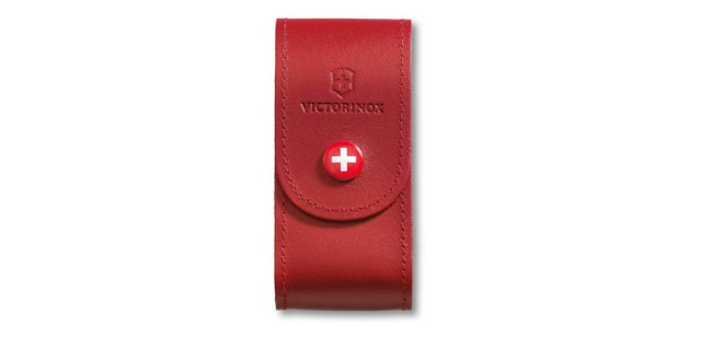 Funda de piel roja con botón para herramienta de 91 mm (5 a 8 capas) | 4.0521.1 •