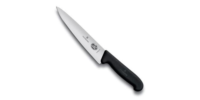 Cuchillo para trinchar 19 cm fibrox negro | 5.2003.19 •