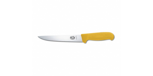 Cuchillo filetero recto fibrox amarillo | 5.5508.18 •