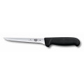 Cuchillo deshuesador recto filo curvo fibrox negro| 5.6403.15 •