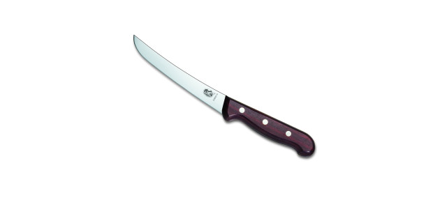 Cuchillo deshuesador curvo mango de madera | 5.6500.15 •