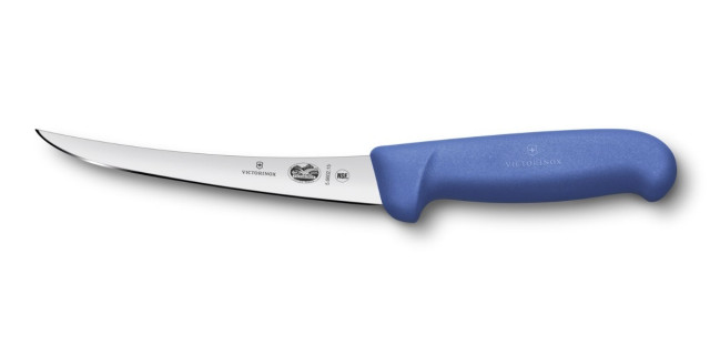 Cuchillo deshuesador curvo mango fibrox azul | 5.6602.15 •