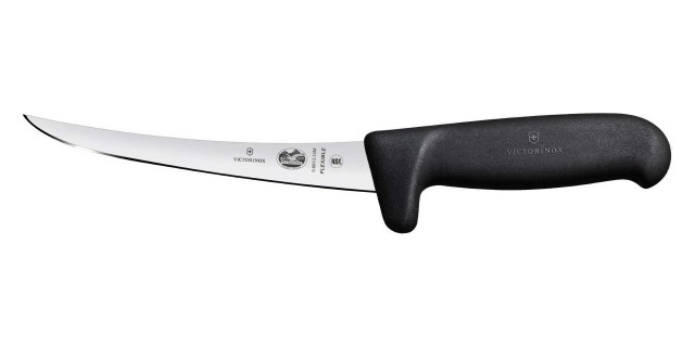 Cuchillo deshuesador 15cm Fibrox Safety Grip negro | 5.6613.15M •