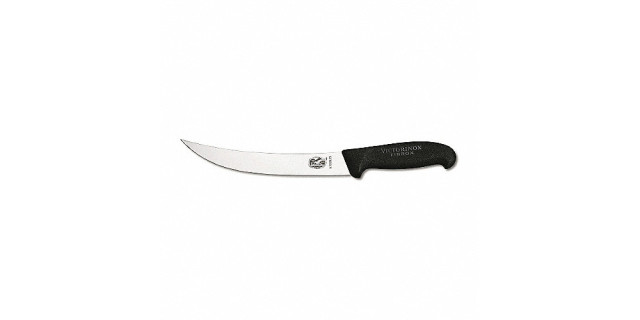 Cuchillo carnicero hoja angosta curva fibrox negro | 5.7203.25 •