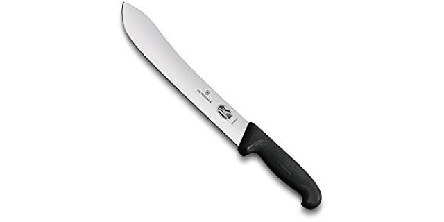 Cuchillo carnicero punta ancha 31 cm negro | 5.7403.31 •