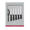 Swiss Classic Juego Cuchillos Legumbres,6pzs,negro,caja de regalo  | 6.7113.6G :