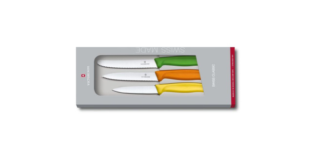 SwissClassic Juego de tres cuchillos para verduras  | 6.7116.31G •
