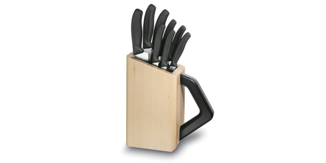 Block para cuchillos  SwissClassic, madera de Hayedo, 8 piezas | 6.7173.8 •