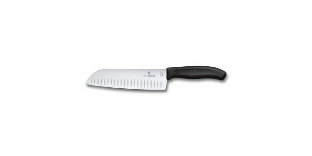 Cuchillo Santoku Swiss Classic con filo con alvéolos | 6.8523.17B •