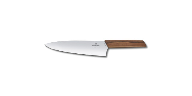 Swiss Modern Cuchillo para trinchar Nogal hoja ancha 20 cm | 6.9010.20G •